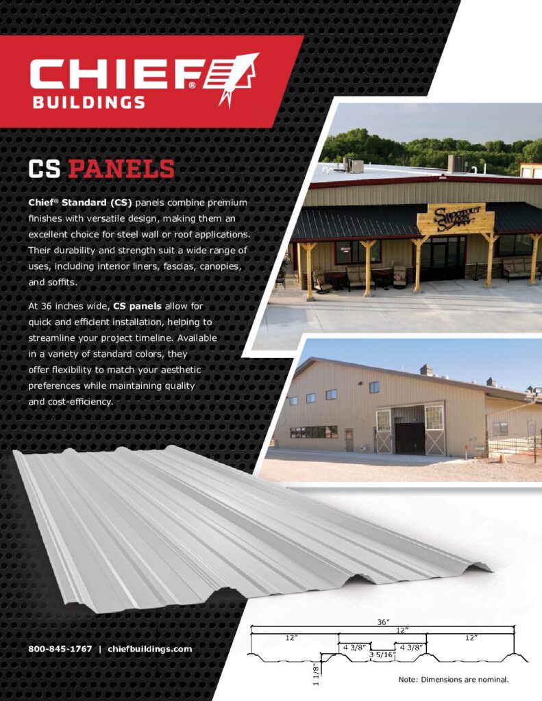 CS Panels Specifications