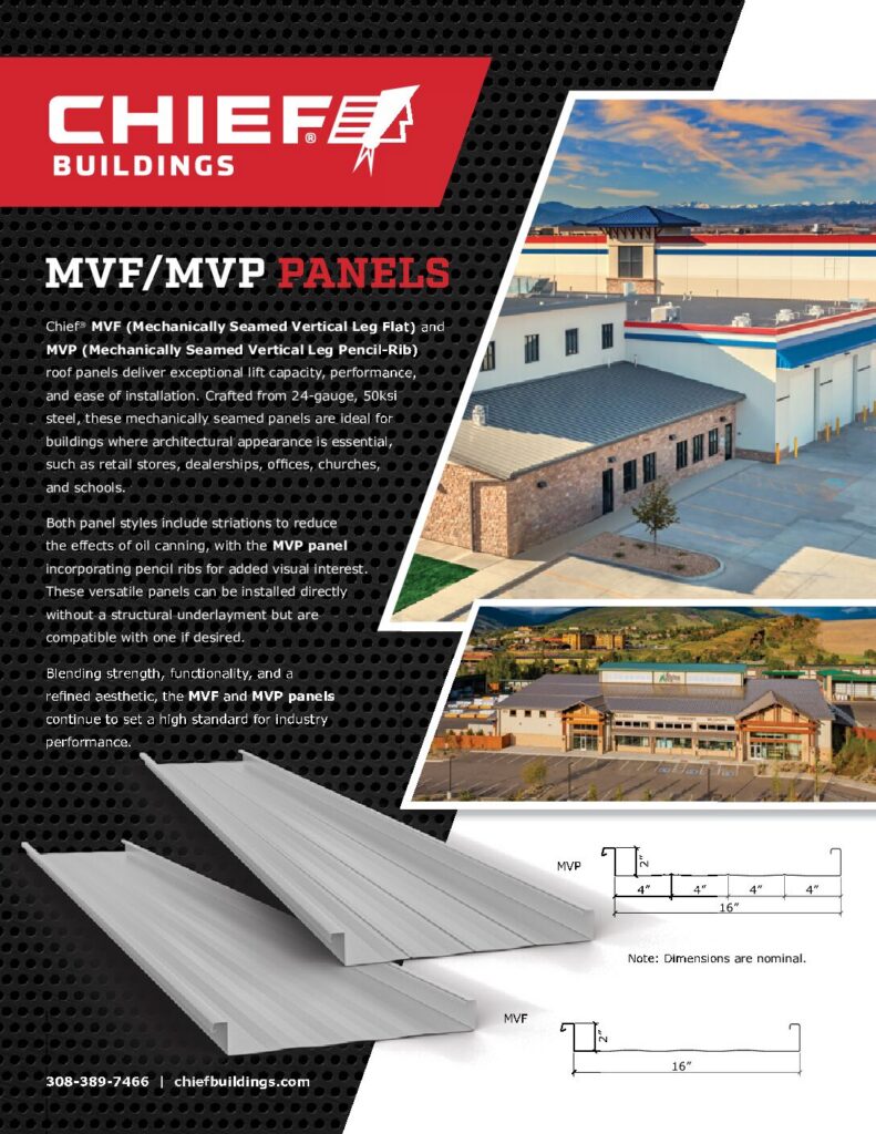 MVF/MVP Panels Specifications